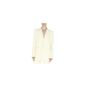 GALVAN LONDON Womens Yellow Lined Notched Collar Long Sleeve Blazer Jacket 8